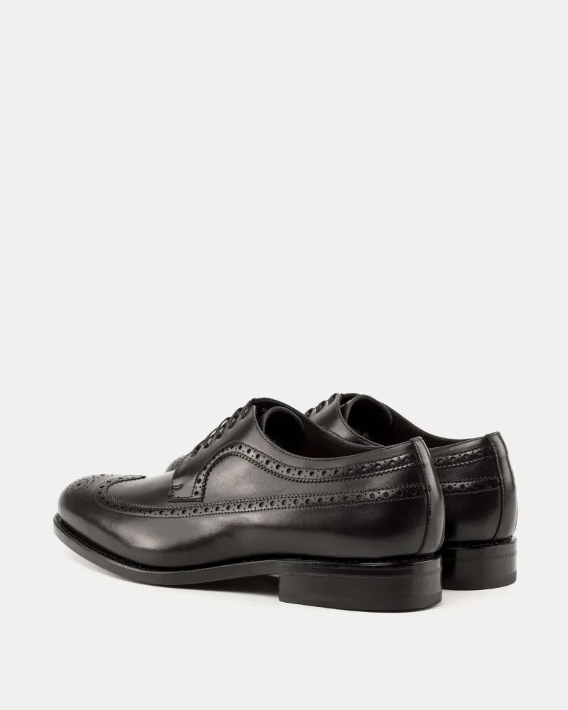 Alex Black Calf Longwing Blucher