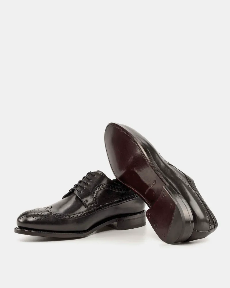 Alex Black Calf Longwing Blucher