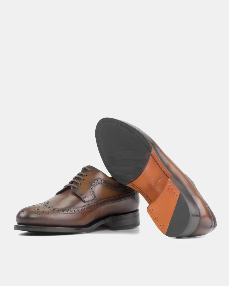 Alex Brown Calf Longwing Blucher