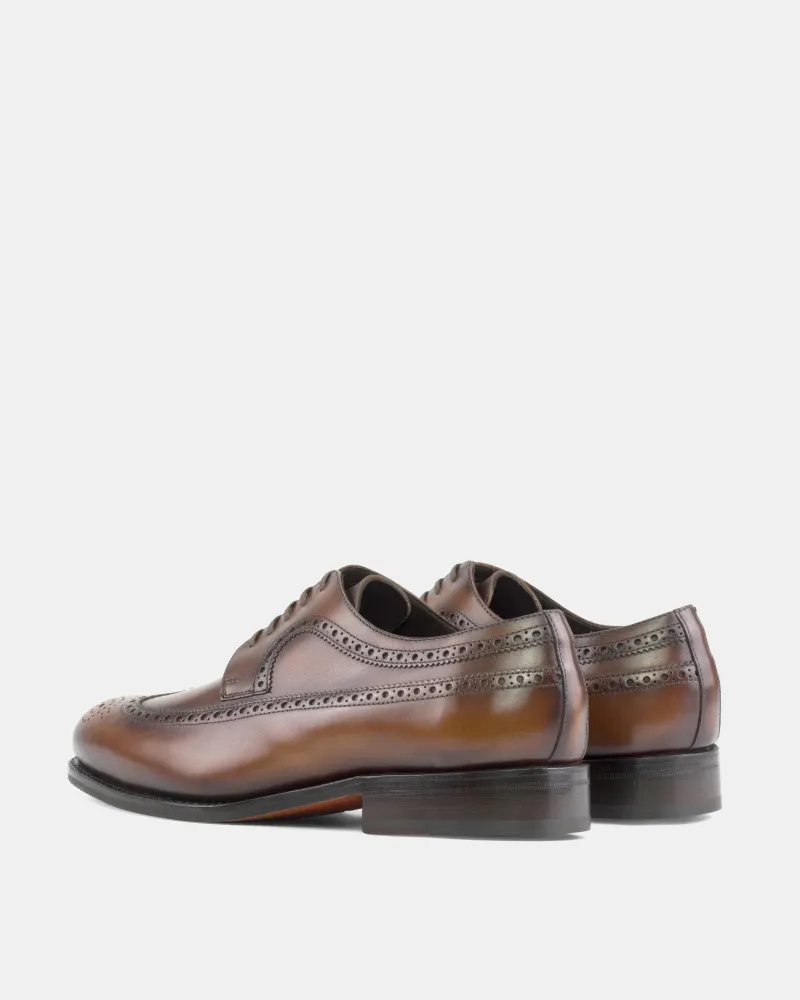 Alex Brown Calf Longwing Blucher