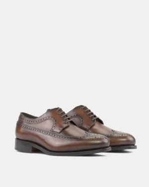 Alex Brown Calf Longwing Blucher