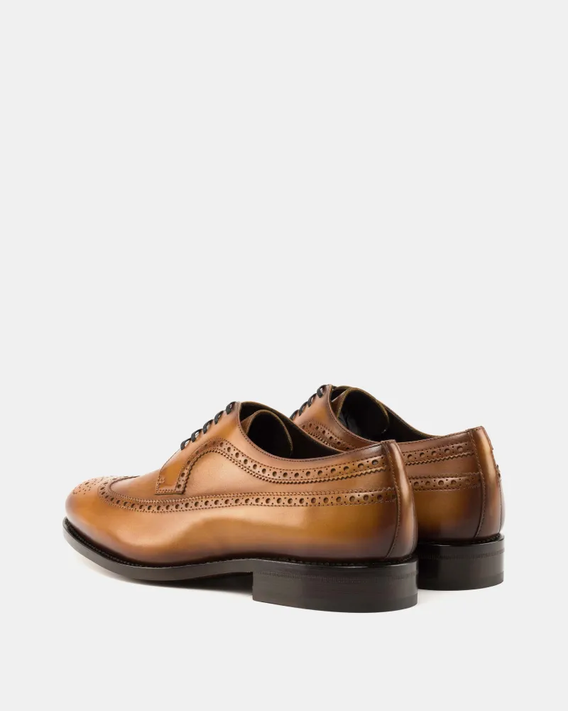 Alex Cognac Calf Longwing Blucher