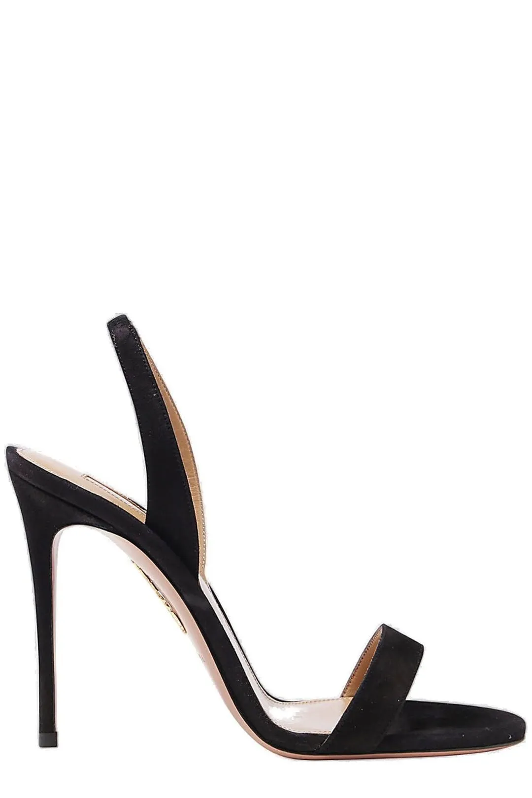 Aquazzura So Nude Slingback Strappy Heels