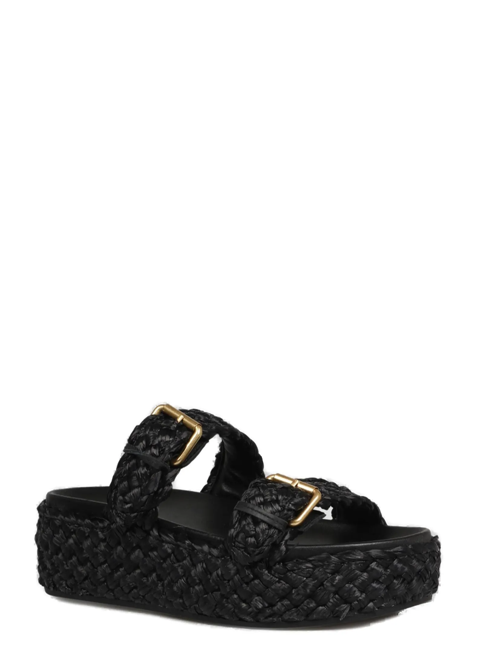 Ash Ziggy Braided Platform Sandals