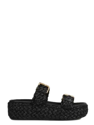 Ash Ziggy Braided Platform Sandals