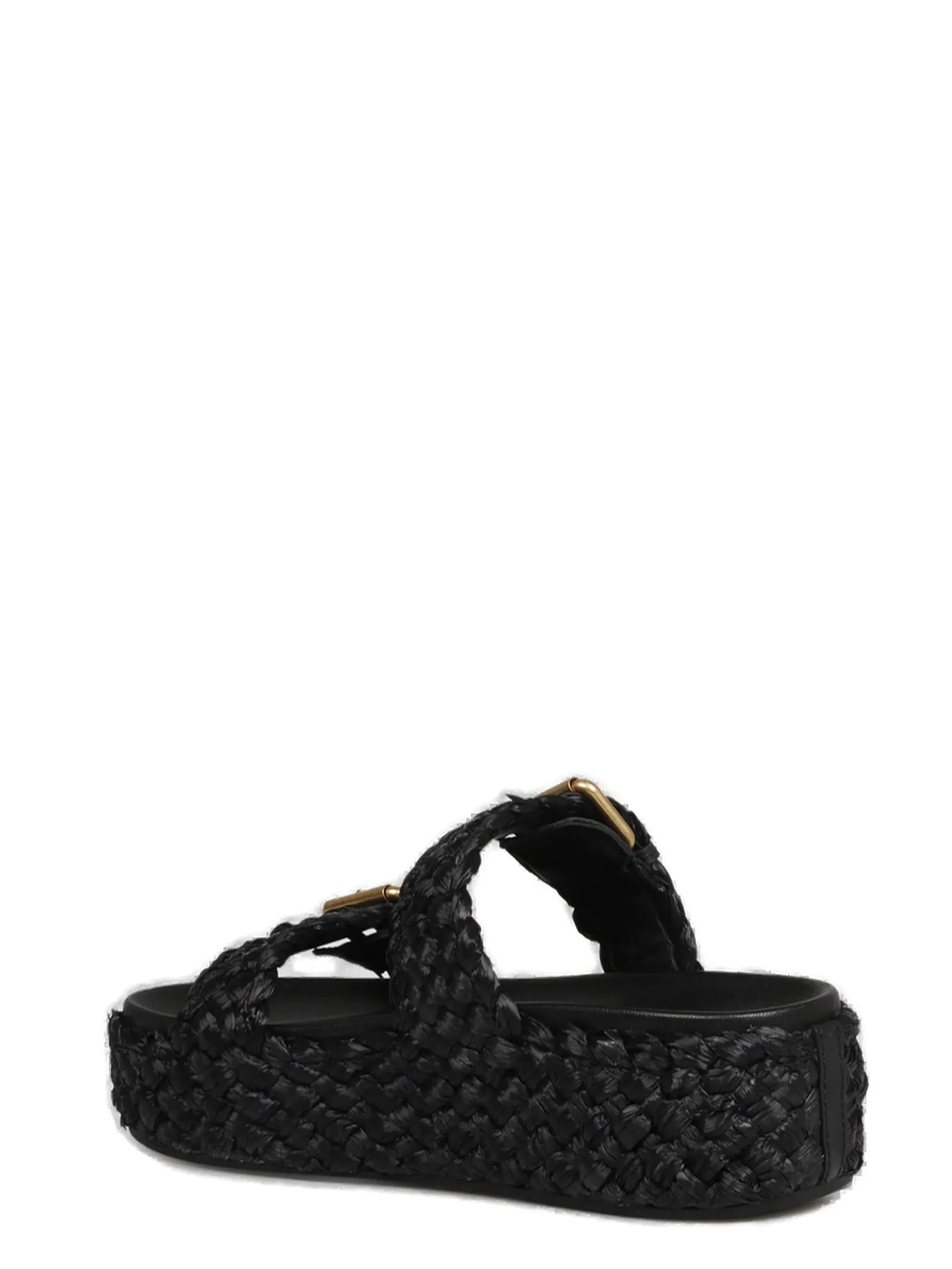 Ash Ziggy Braided Platform Sandals