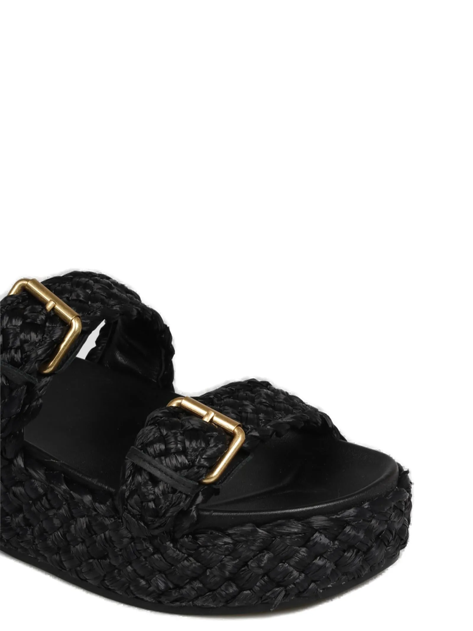 Ash Ziggy Braided Platform Sandals