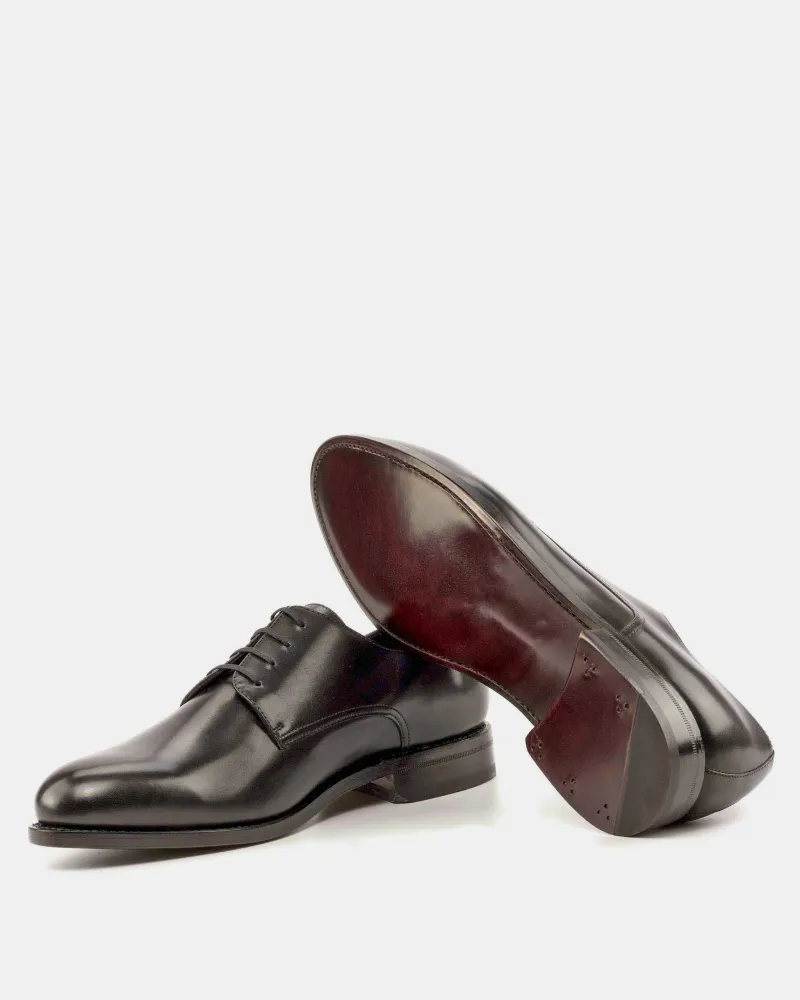 Black Calf Derby Shoe