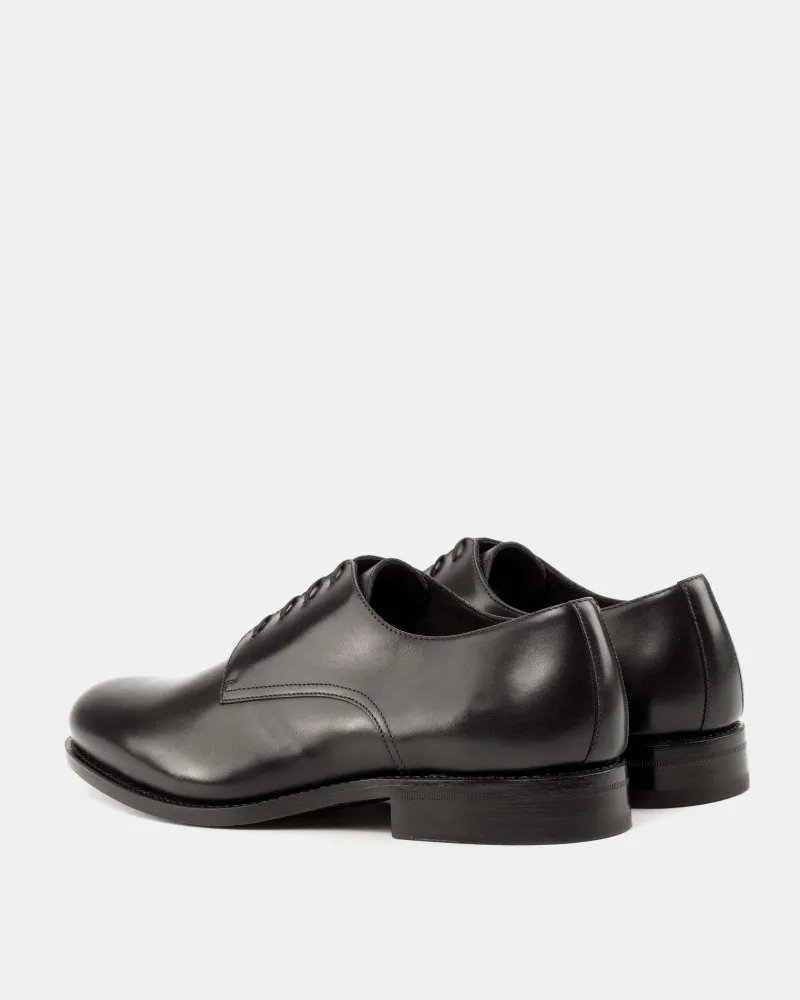 Black Calf Derby Shoe