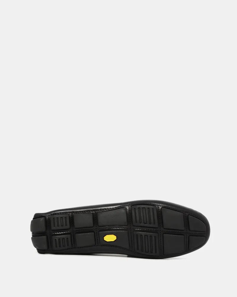 Black Leather Driving Shoes