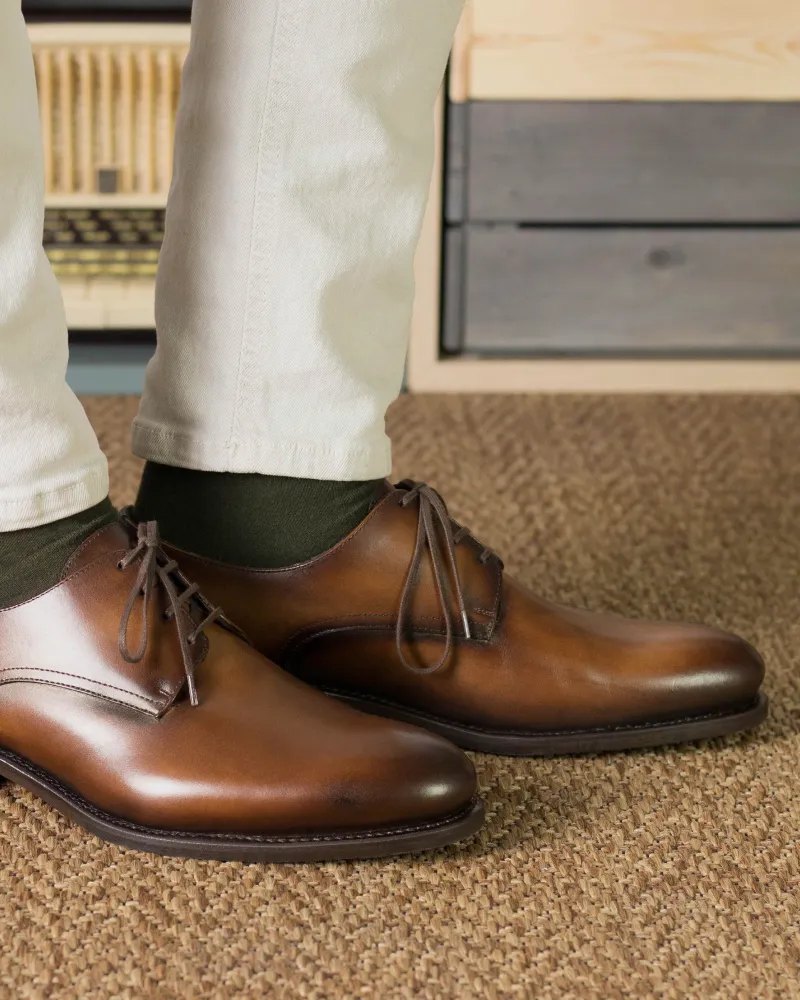 Brown Calf Derby Shoe