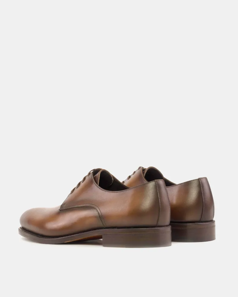 Brown Calf Derby Shoe
