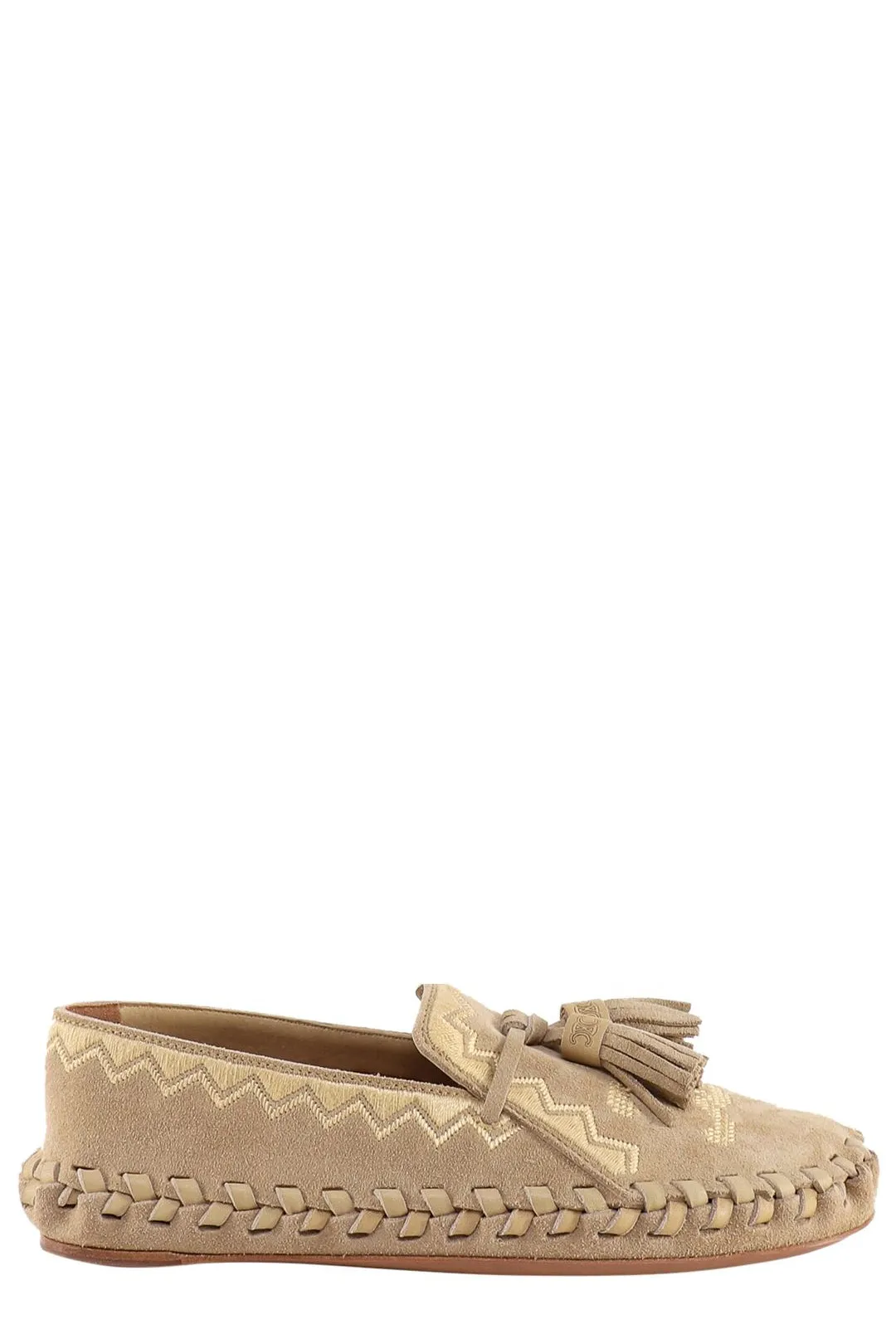 Celine Marlou Tassel Detailed Flat Shoes