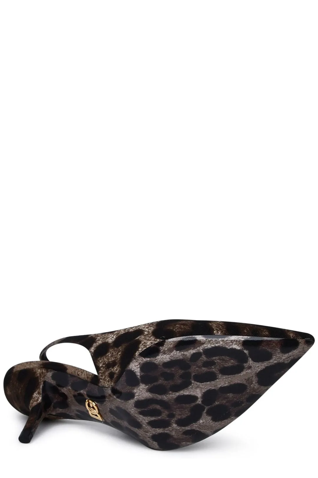 Dolce & Gabbana Leopard Printed Slingback Pumps