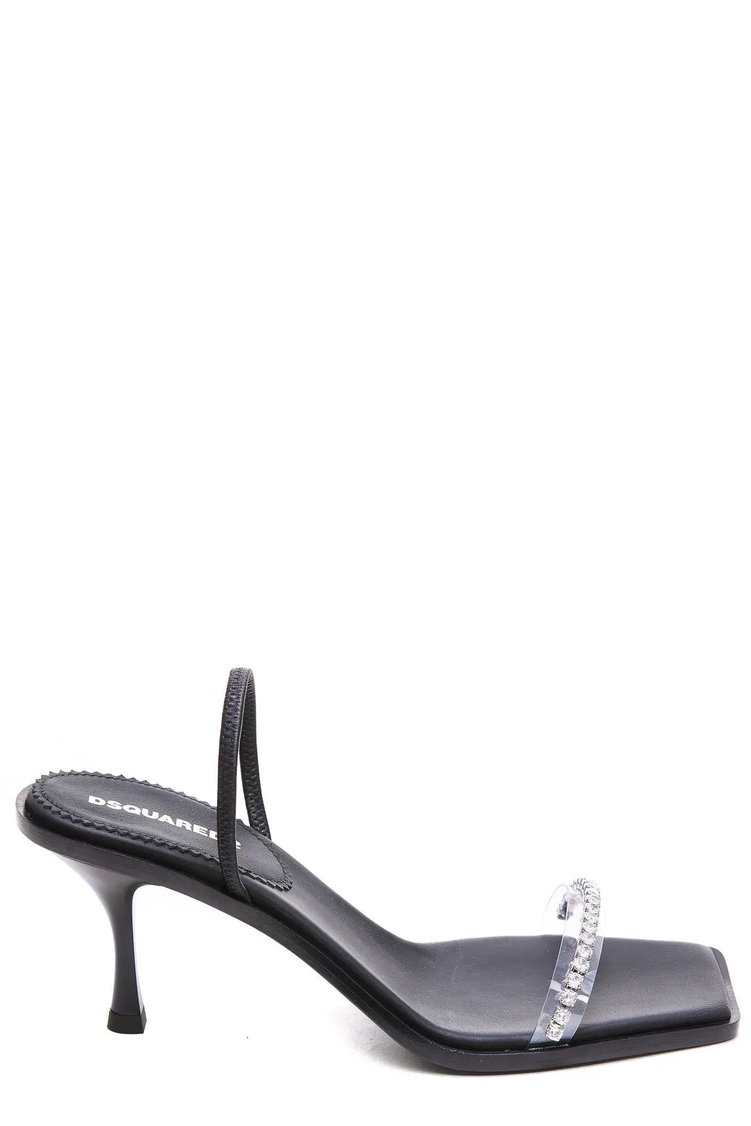 Dsquared 2 Crystal Embellished Sling Back Sandals