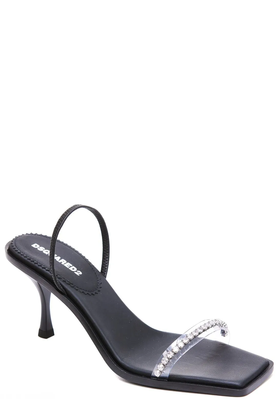 Dsquared 2 Crystal Embellished Sling Back Sandals