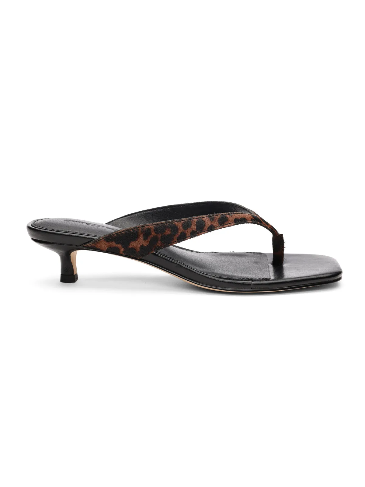 Ease Sandal Black Brown Leopard
