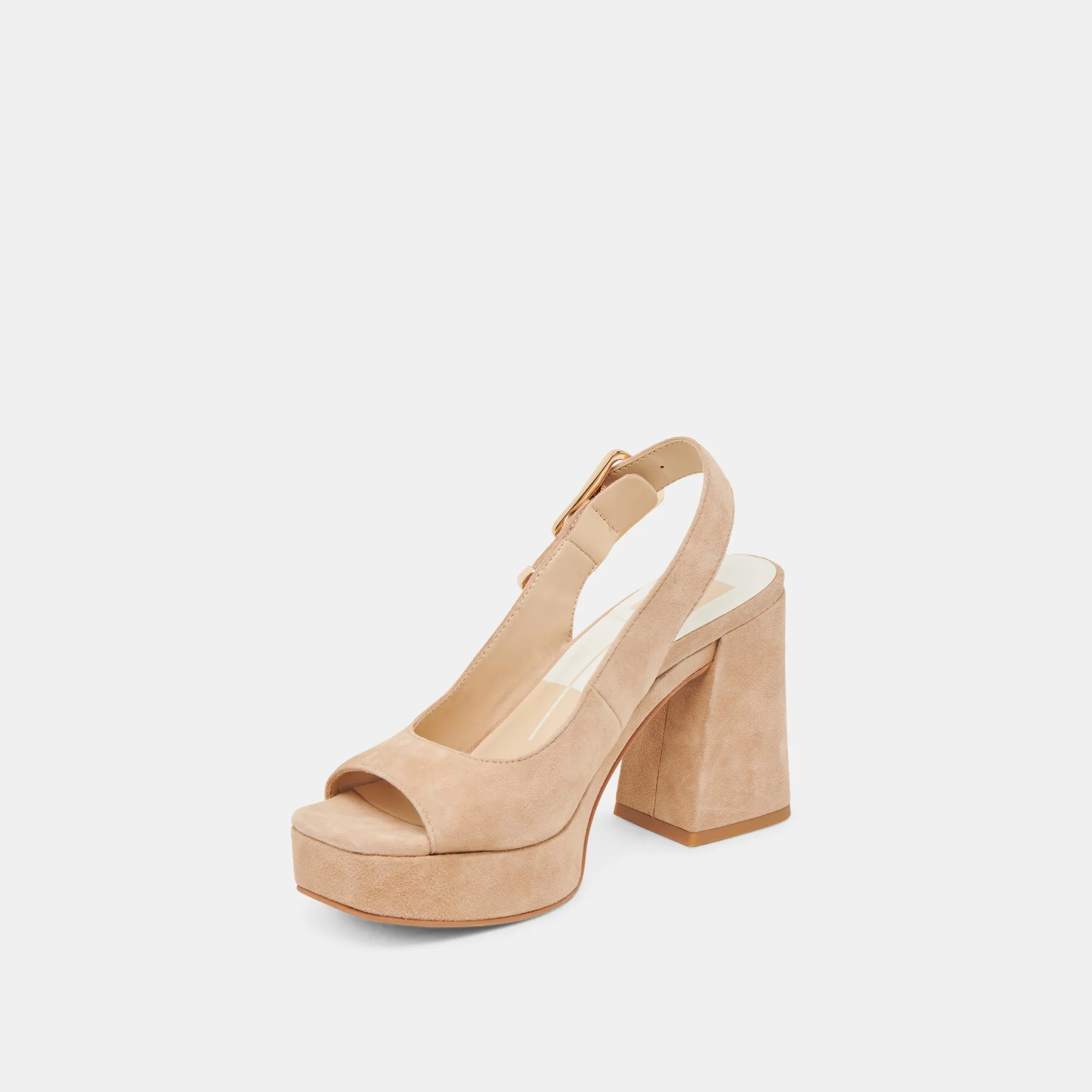 FLORES HEELS BAMBOO SUEDE