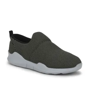 Force 10 Non Lacing Green Casual Slip on Shoes For Women AVILA-45 By Liberty