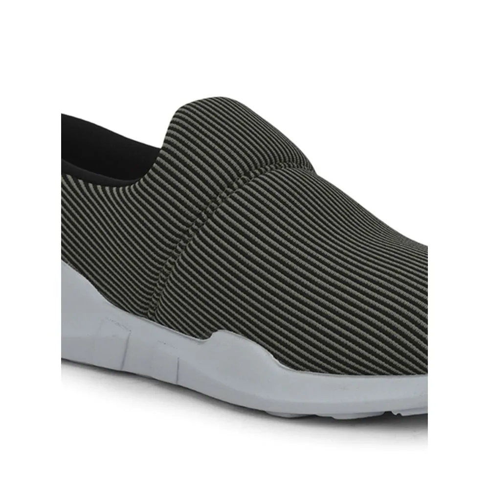 Force 10 Non Lacing Green Casual Slip on Shoes For Women AVILA-45 By Liberty