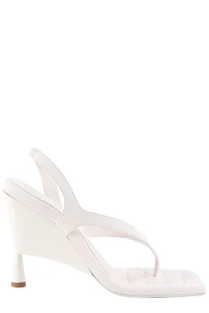 GIA BORGHINI Square Toe Heeled Sandals