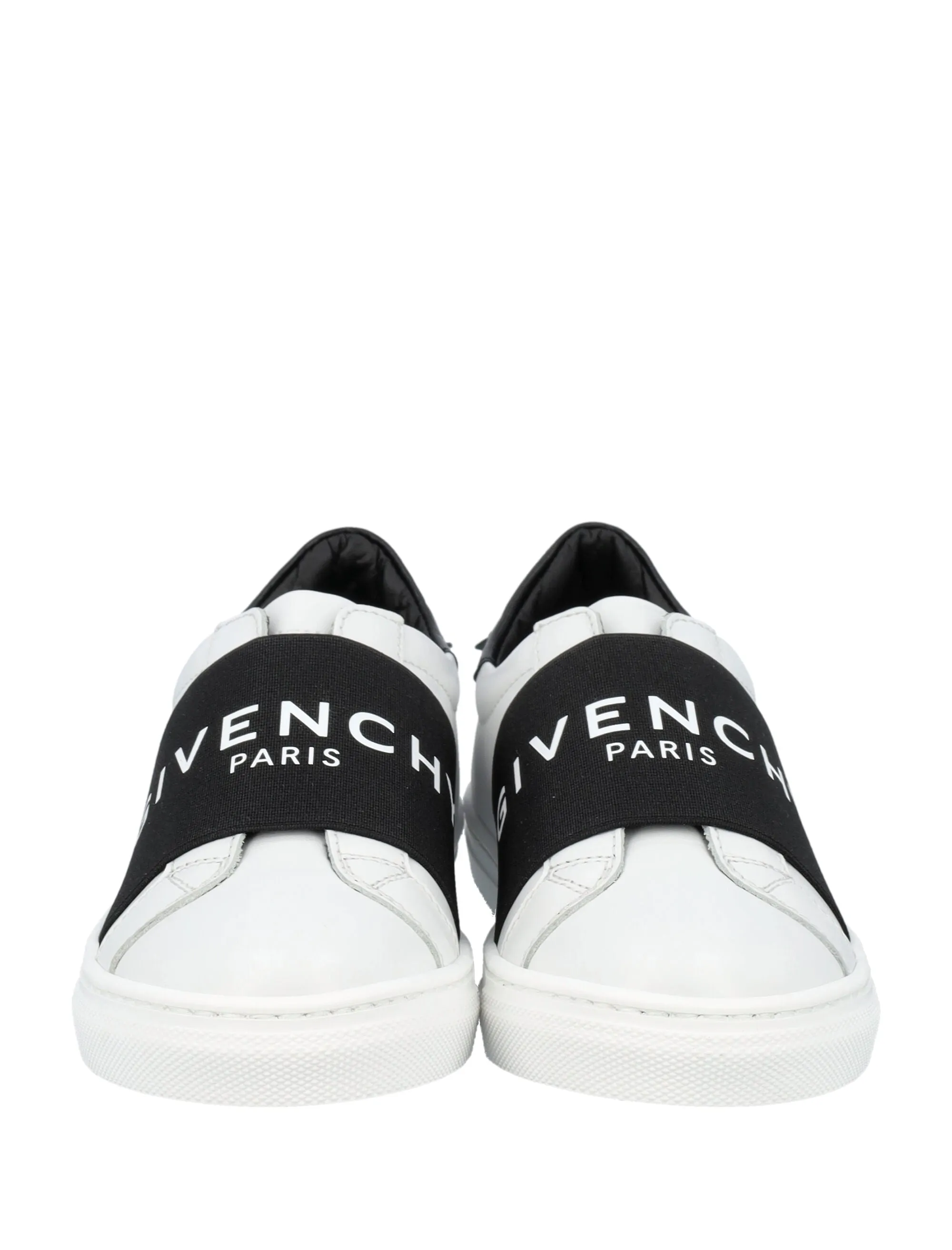 Givenchy Kid Logo Tape Round Toe Sneakers