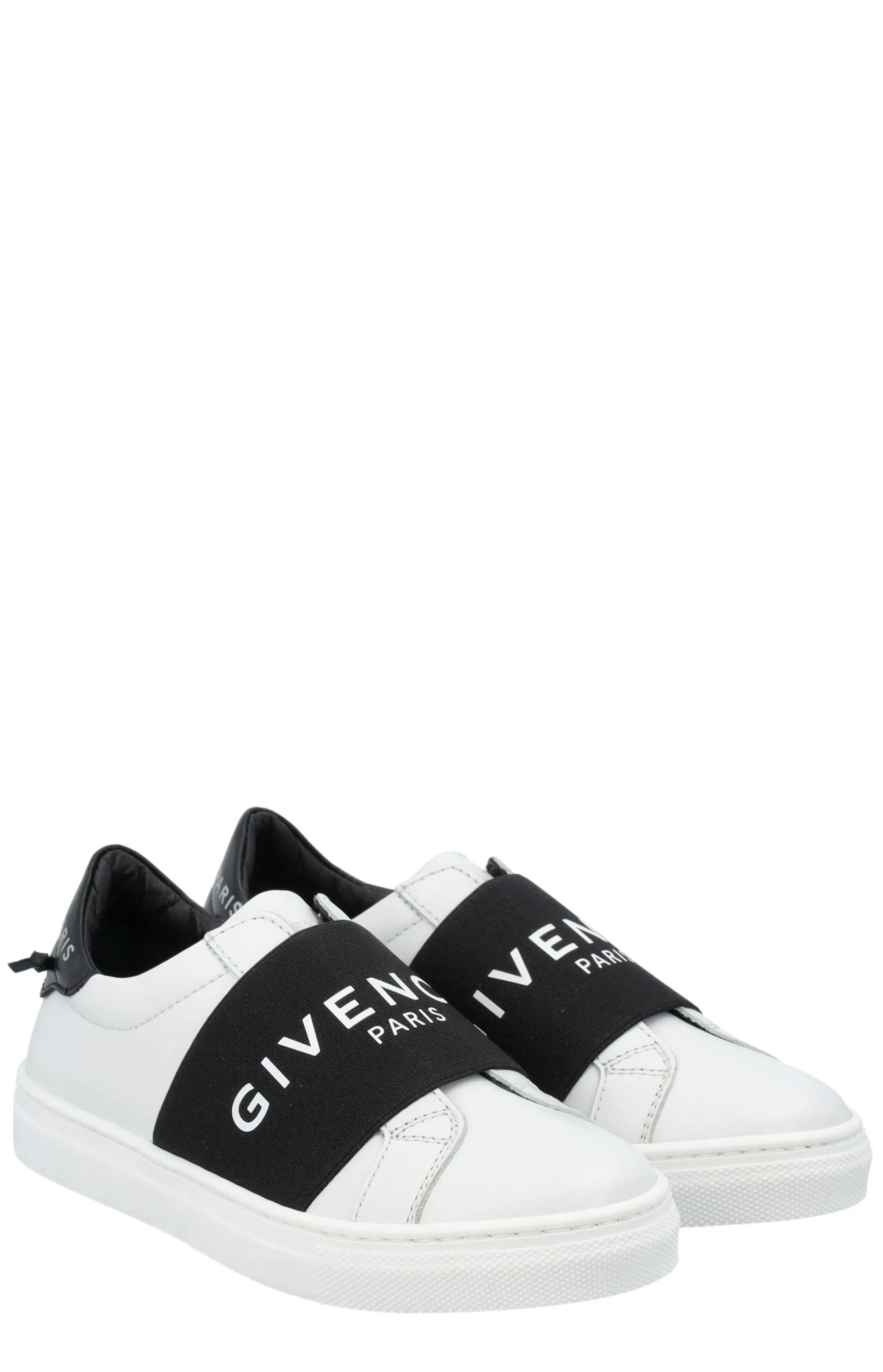 Givenchy Kid Logo Tape Round Toe Sneakers