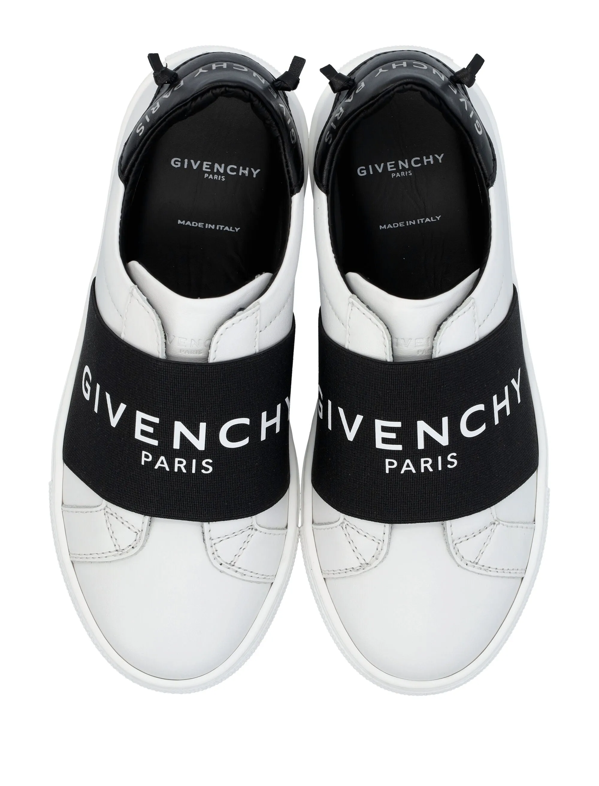 Givenchy Kid Logo Tape Round Toe Sneakers