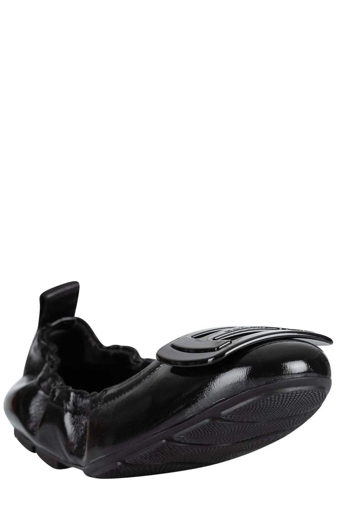 Hogan H511 Logo Plaque Flat Shoes