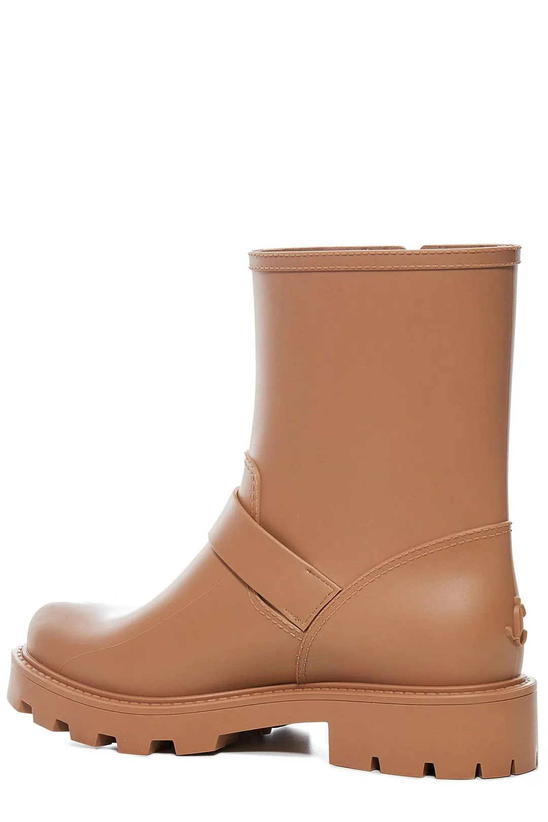 Jimmy Choo Yael Flat Buckle-Detailed Rain Boots