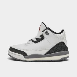 Jordan 3 Retro TD Summit White / Fire Red - Cement Grey