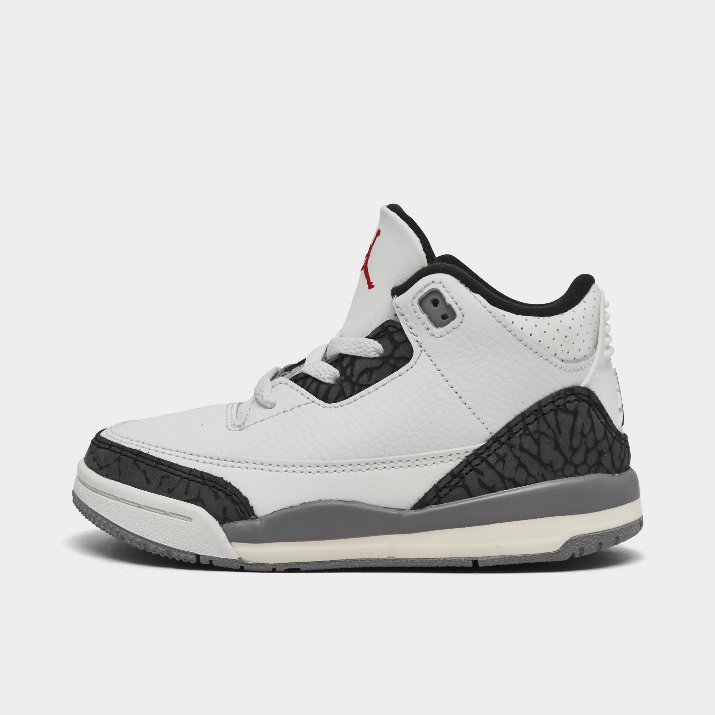 Jordan 3 Retro TD Summit White / Fire Red - Cement Grey