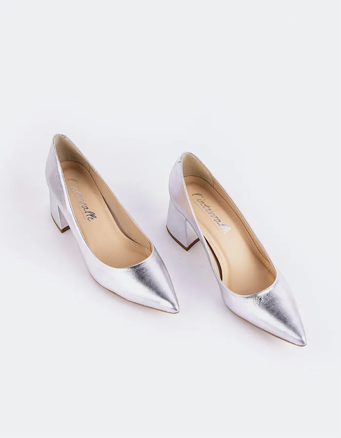 Josephine Silver Leather