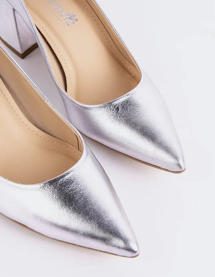 Josephine Silver Leather