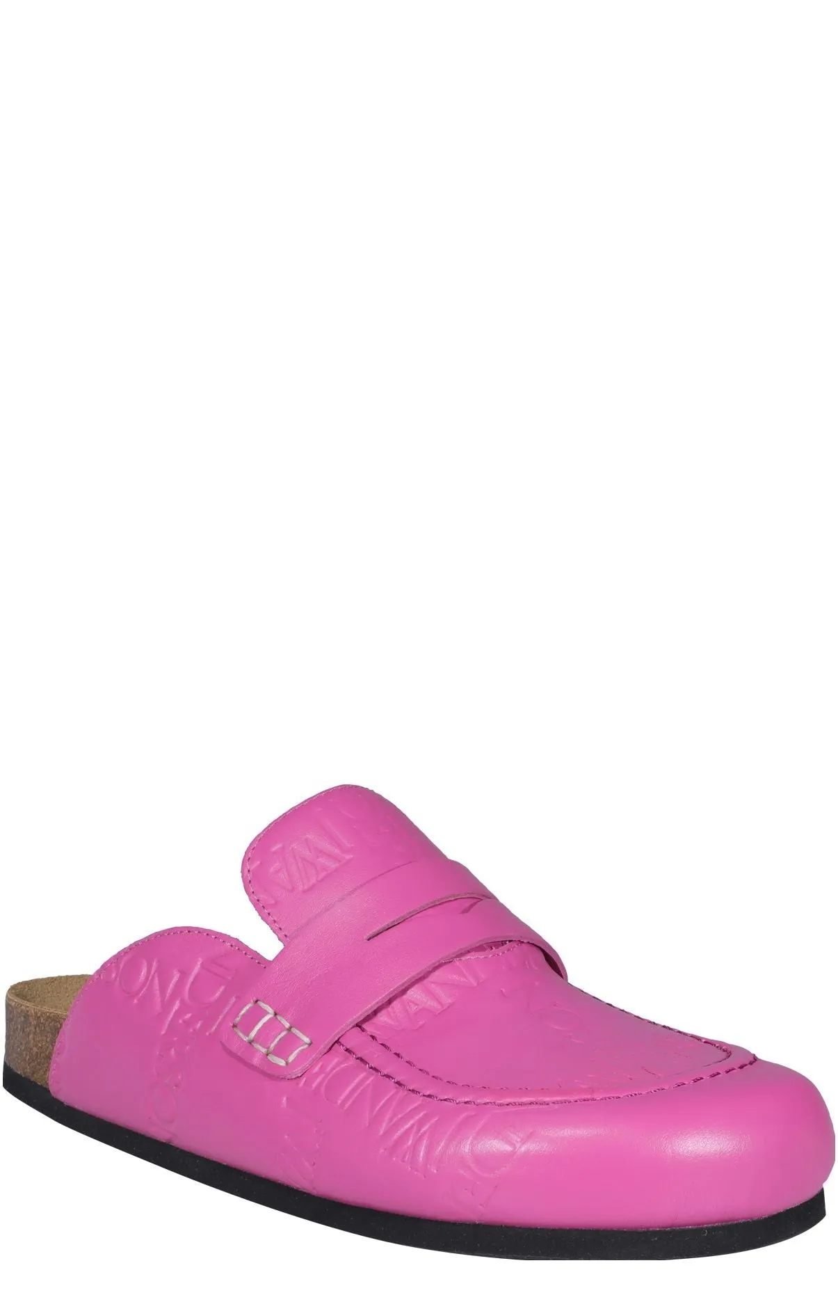 JW Anderson Allover Logo Embossed Mules