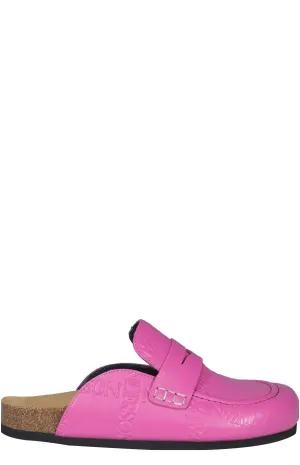 JW Anderson Allover Logo Embossed Mules
