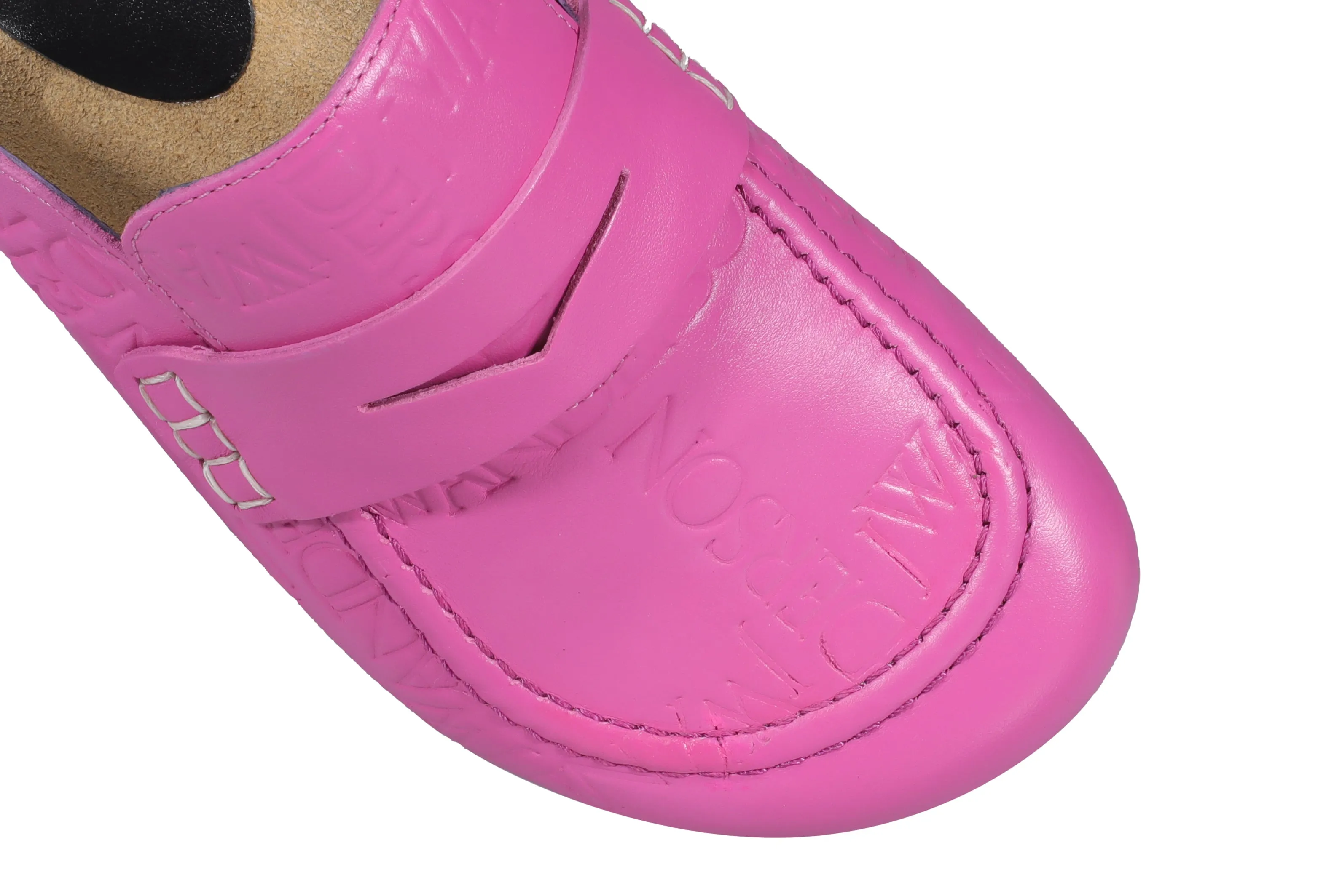 JW Anderson Allover Logo Embossed Mules
