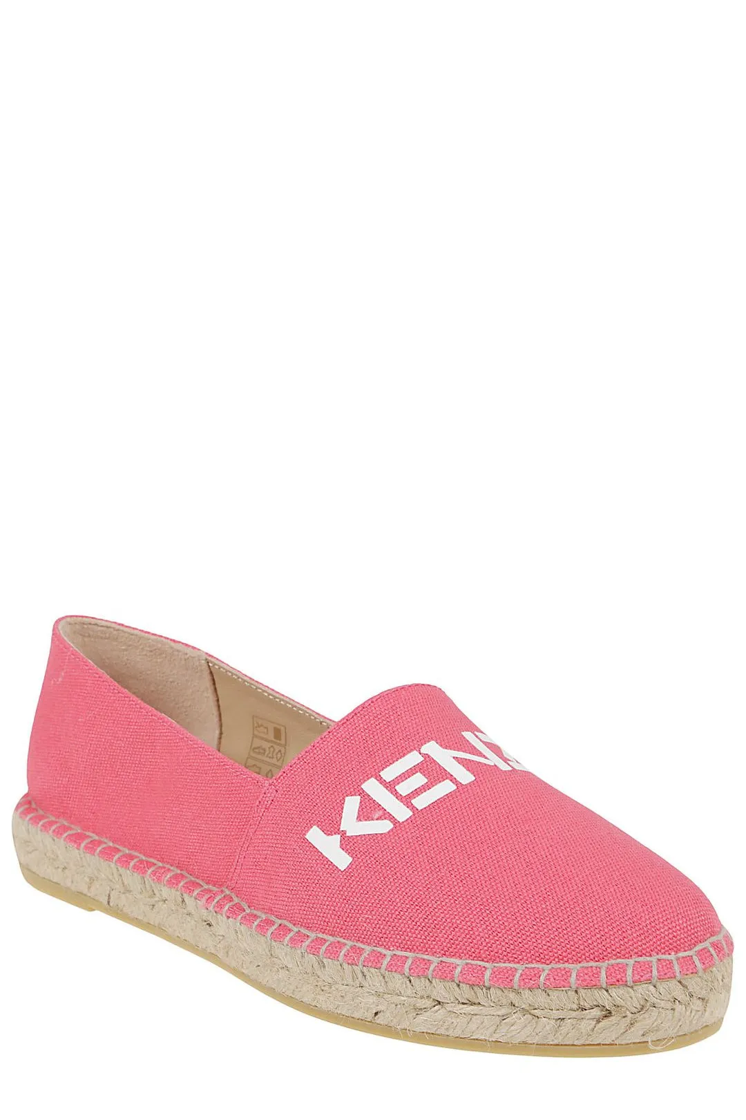 Kenzo Logo Printed Round Toe Espadrilles