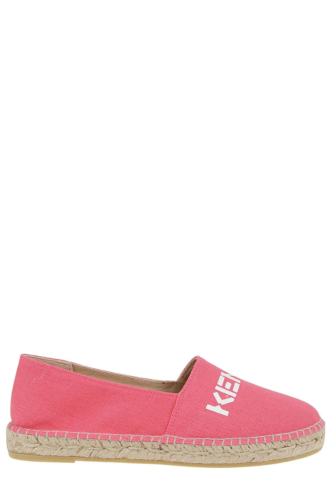 Kenzo Logo Printed Round Toe Espadrilles