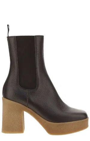 L'Autre Chose Stretch Squared-Toe Boots
