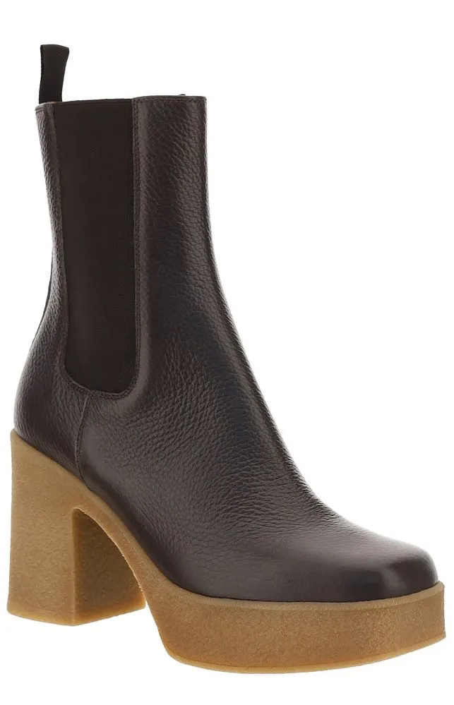 L'Autre Chose Stretch Squared-Toe Boots