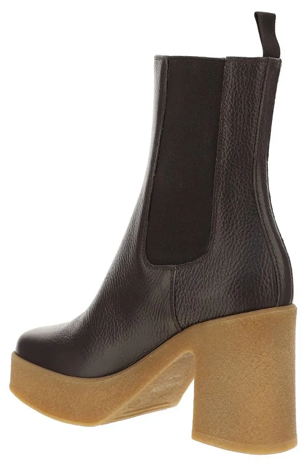 L'Autre Chose Stretch Squared-Toe Boots