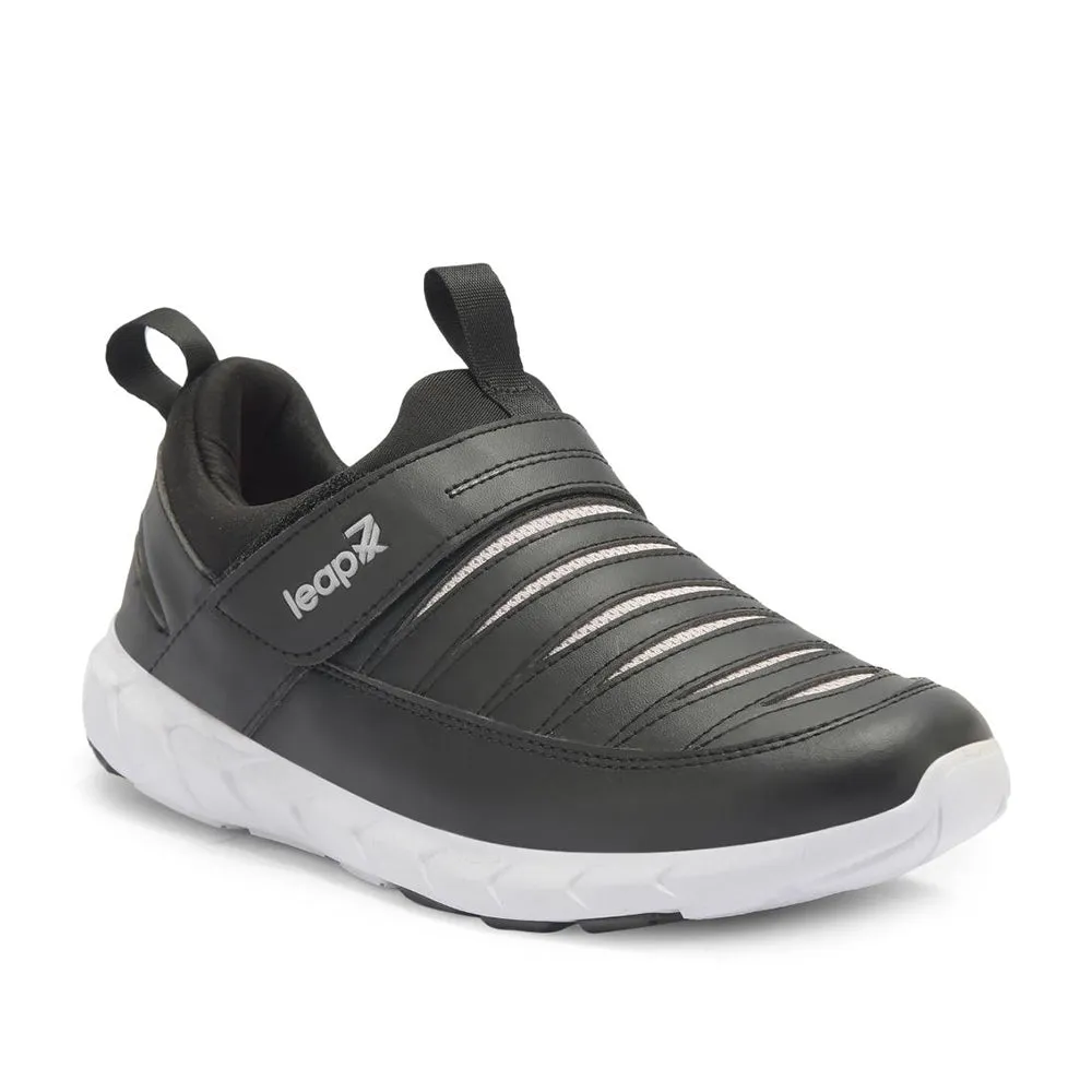 Leap7x Non Lacing Black Casual Slip-on Shoes For Women LEWIS-2 By Liberty