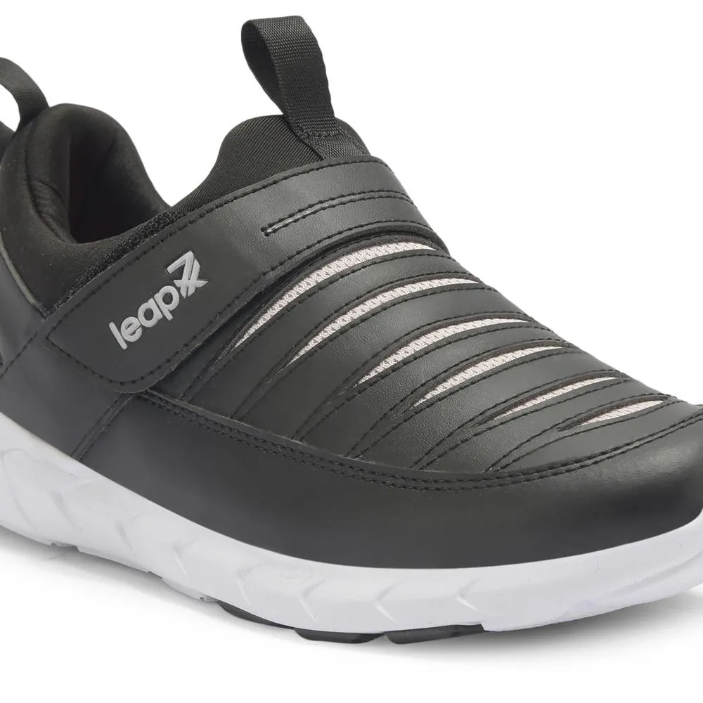 Leap7x Non Lacing Black Casual Slip-on Shoes For Women LEWIS-2 By Liberty
