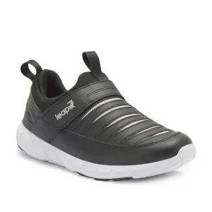 Leap7x Non Lacing Black Casual Slip-on Shoes For Women LEWIS-2 By Liberty