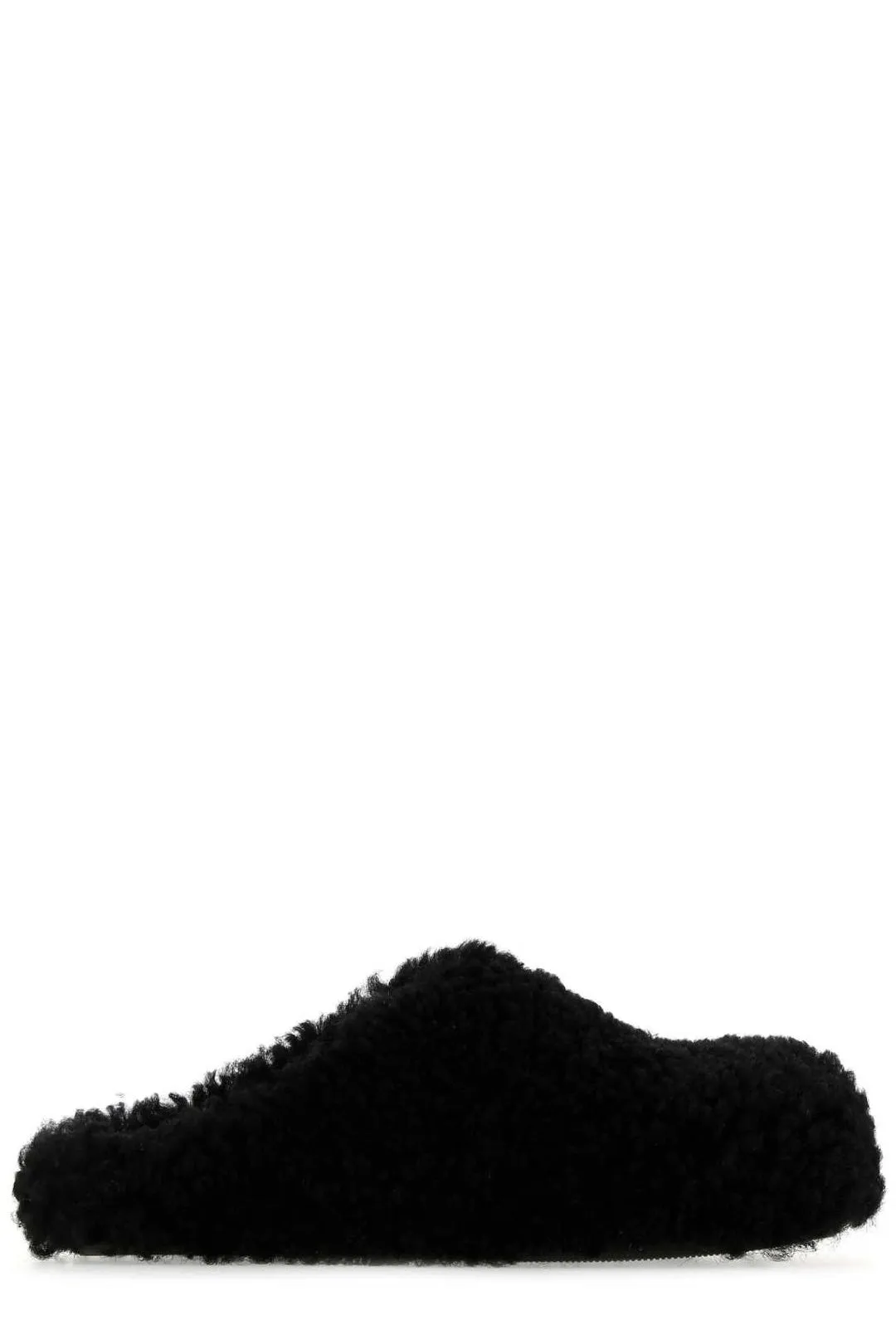 Marni Shearling Closed-Toe Slippers