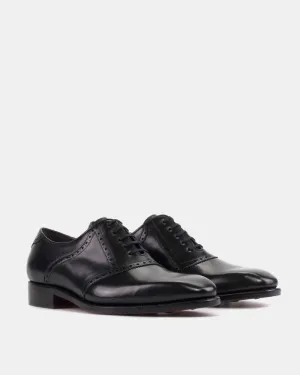 Martin Black Calf Saddle Oxford