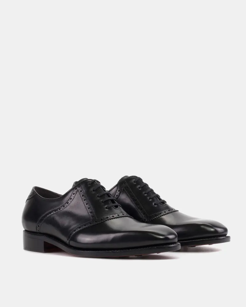 Martin Black Calf Saddle Oxford