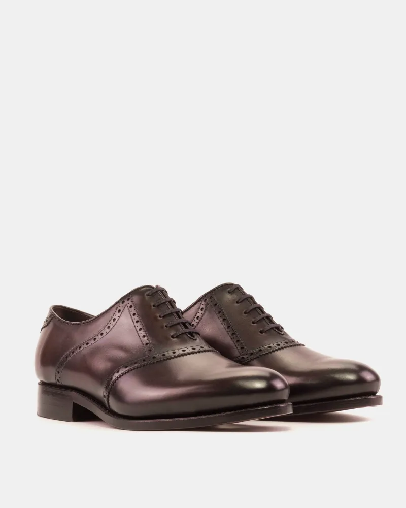 Martin Burgundy Saddle Oxford