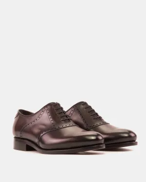 Martin Burgundy Saddle Oxford